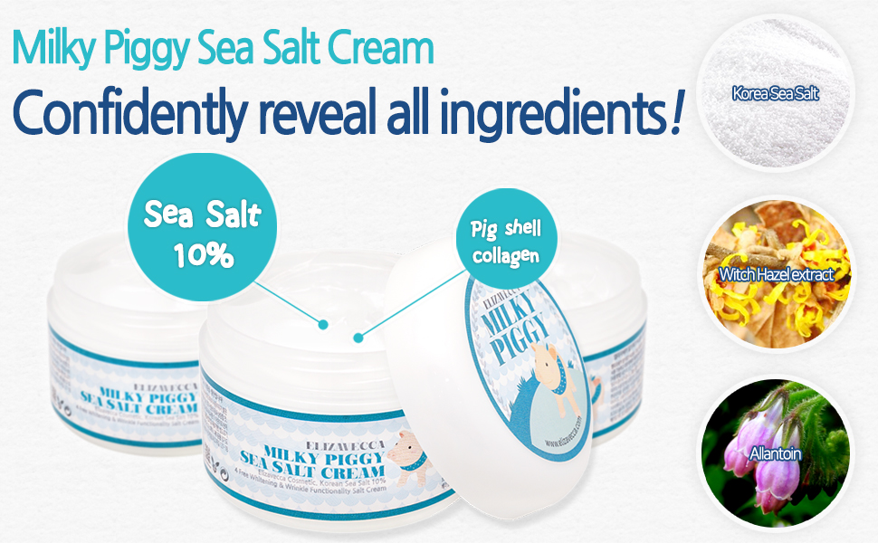 Elizavecca - Milky Piggy Sea Salt Cream