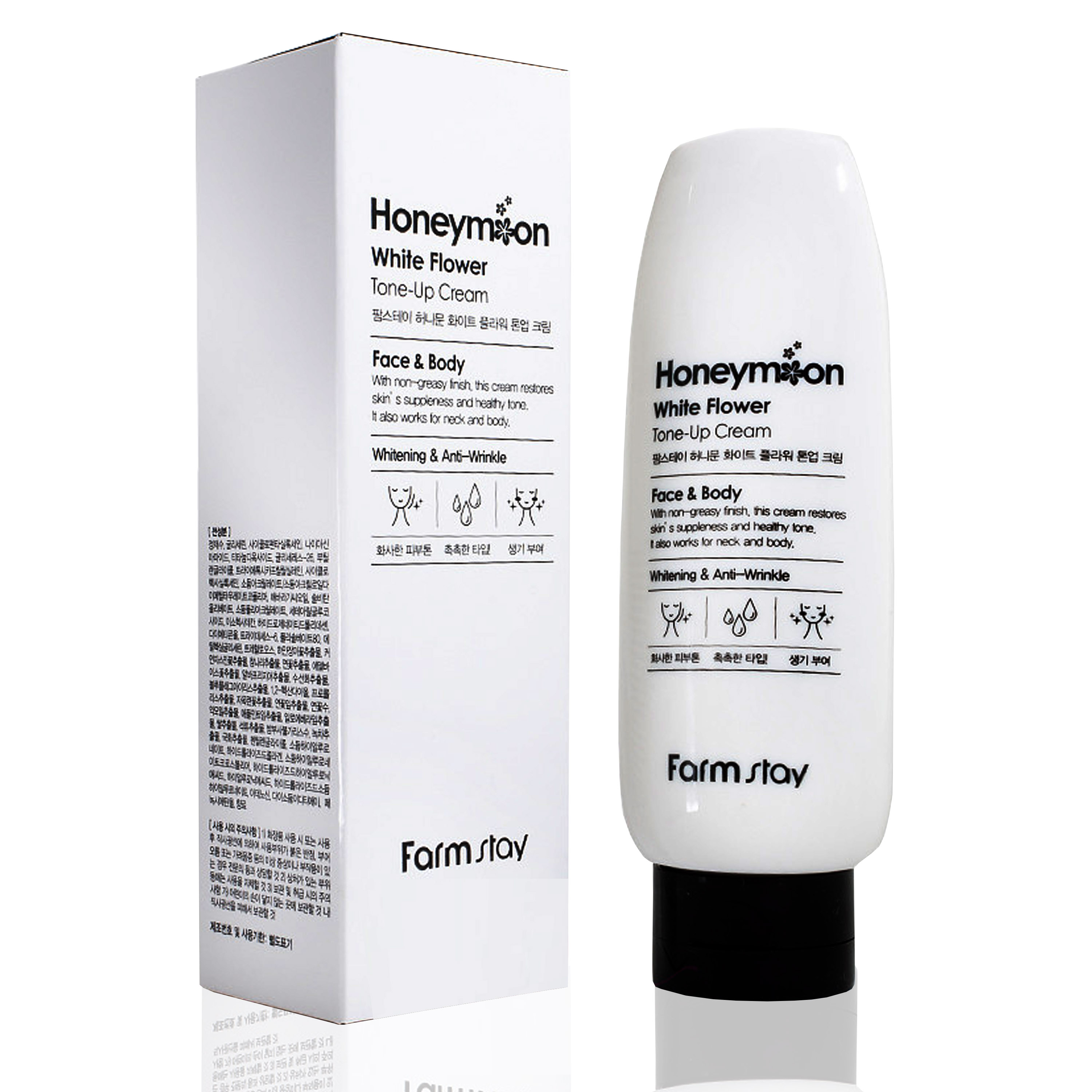 Farm Stay - Honeymoon White Flower Tone-Up Cream - 150ml