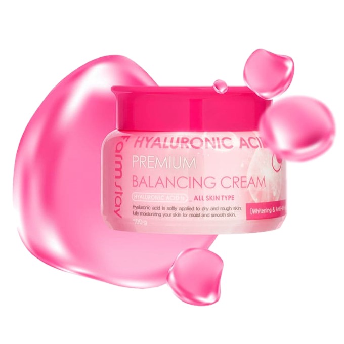 Farm Stay - Crème équilibrante premium à l'acide hyaluronique - 100g