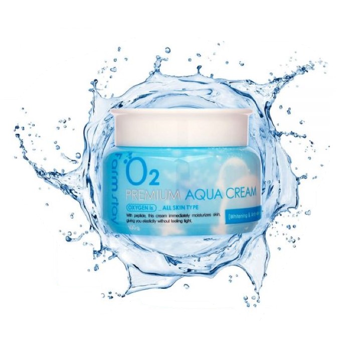 Farm Stay - O2 Premiun Aqua Cream - 100g