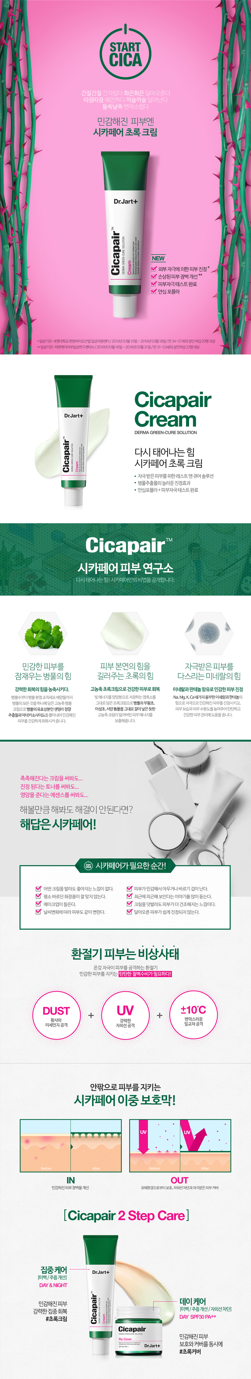 Dr. Jart+ - Cicapair Cream - 50ml (New)