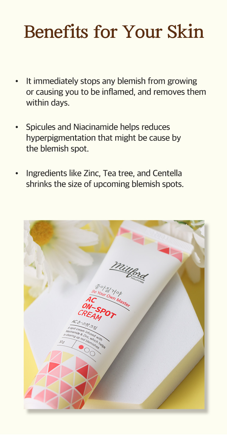 Millford - AC On-Spot Cream - 30g