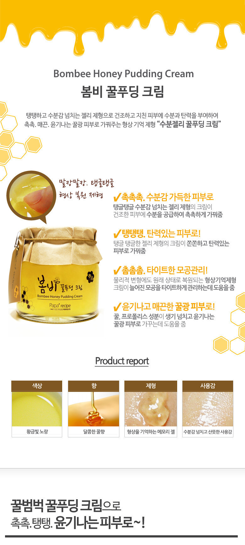 Papa Recipe - Bombee Honey Pudding Cream