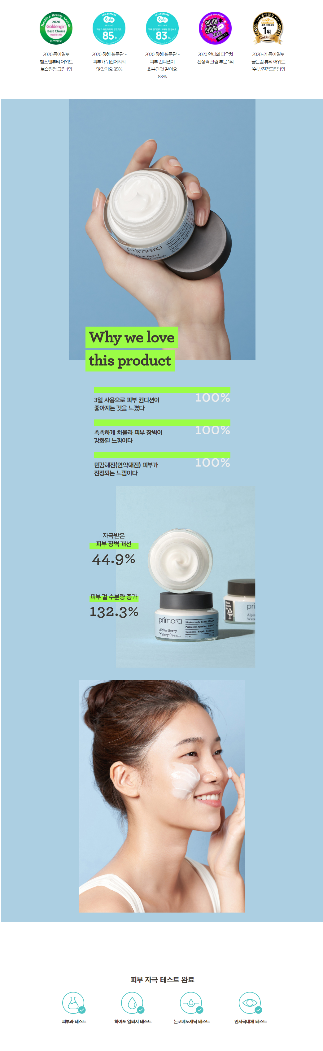 primera - Alpine Berry Watery Cream - 50ml