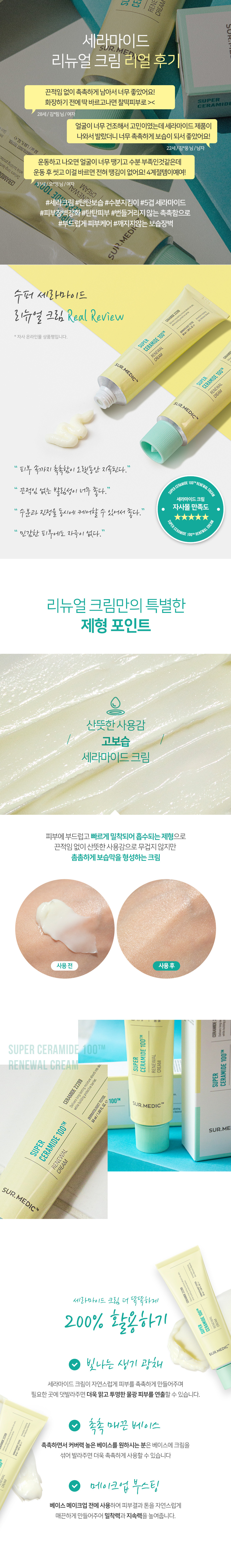 Sur.Medic - Super Ceramide 100 Renewal Cream - 50ml