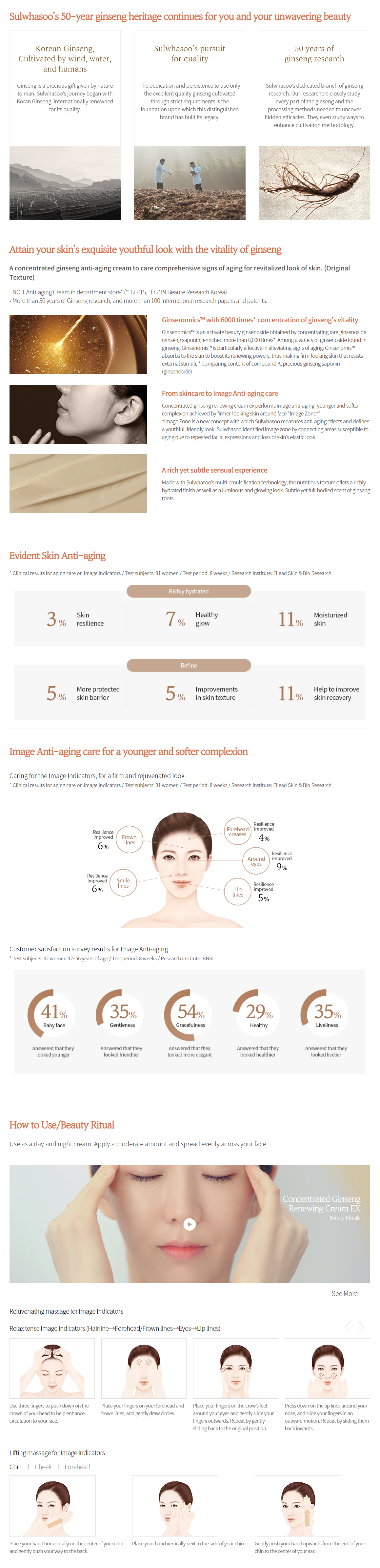 Sulwhasoo - Concentrated Ginseng Renewing Cream EX - 60ml