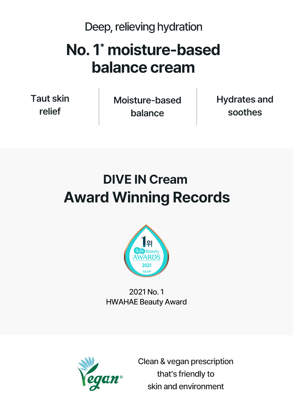 Torriden - Crème d'acide hyaluronique à faible poids moléculaire DIVE-IN - 80 ml