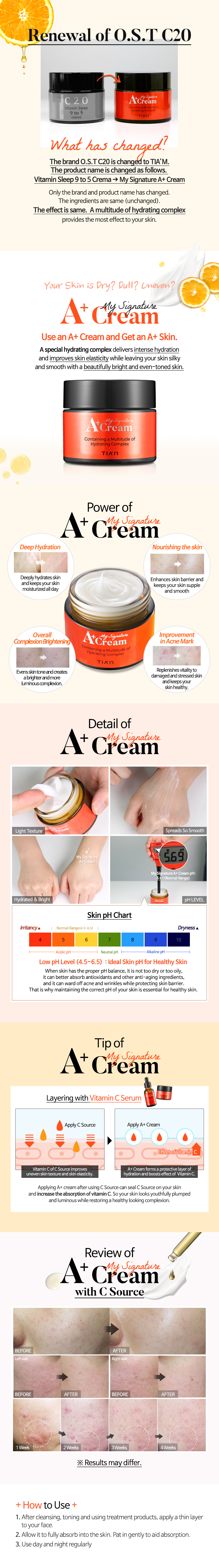 TIA'M - My Signature A+ cream - 50ml