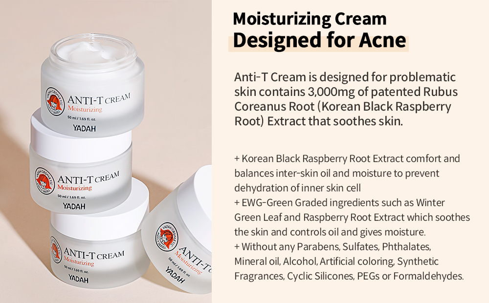YADAH - Anti-T Moisturizing Cream - 50ml