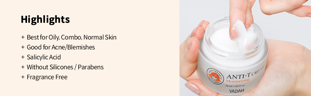 YADAH - Anti-T Moisturizing Cream - 50ml