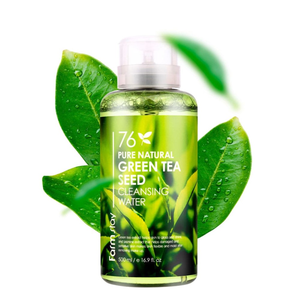 Farm Stay - Pure Natural Cleansing Water - 500ml - Green Tea Seed