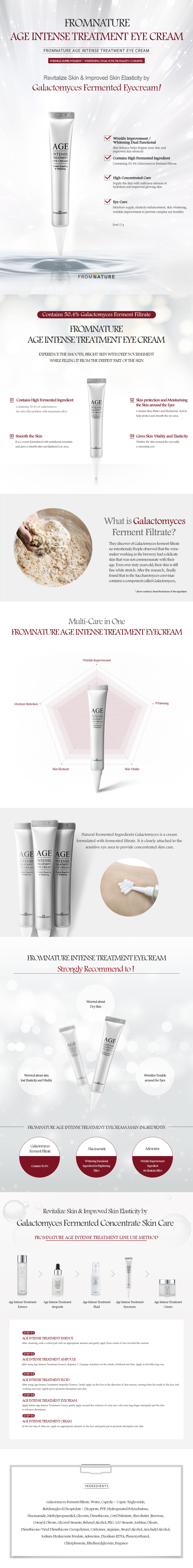 FROM NATURE - Crème Contour des Yeux Age Intense Treatment