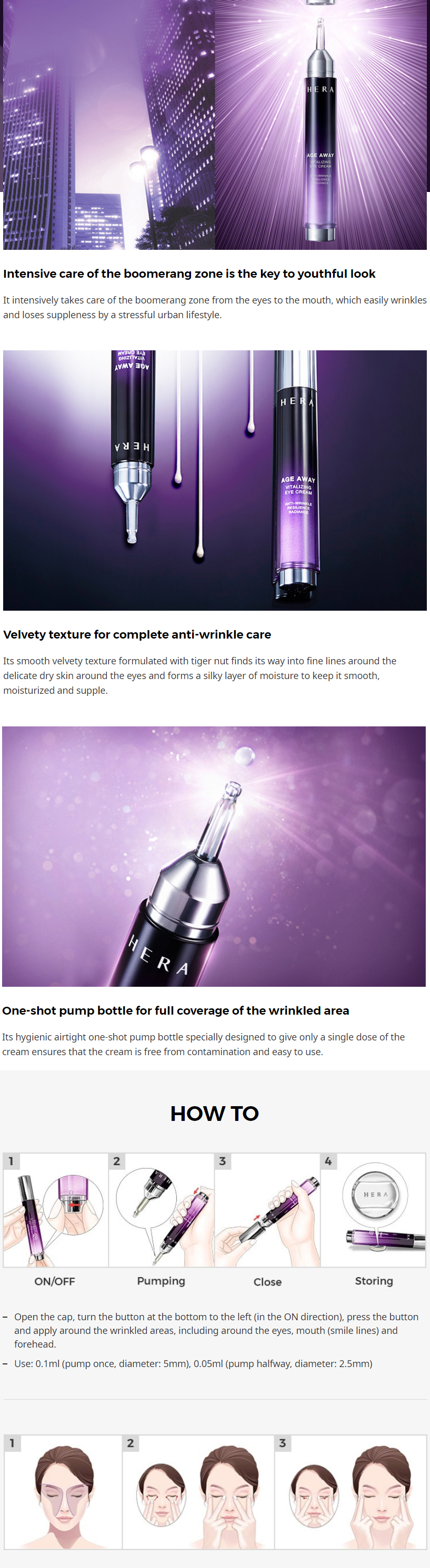 HERA - Crème pour les yeux revitalisante Age Away