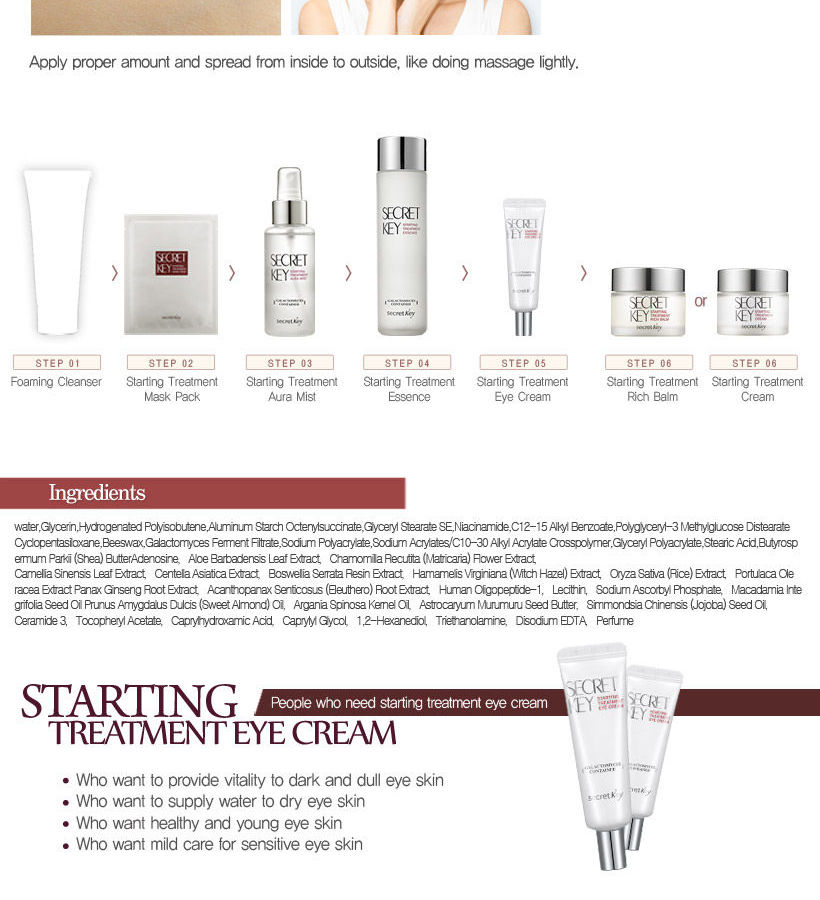 Secret Key - Starting Treatment Eye Cream - 30g
