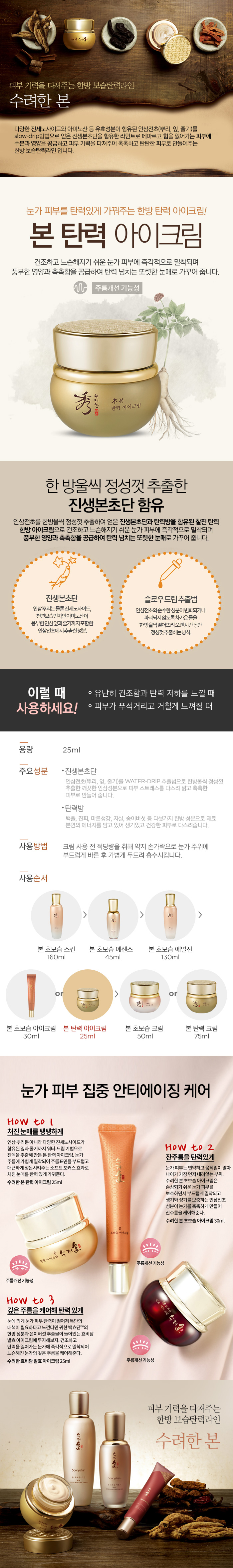 Sooryehan - Bon Firming Eye Cream - 25ml