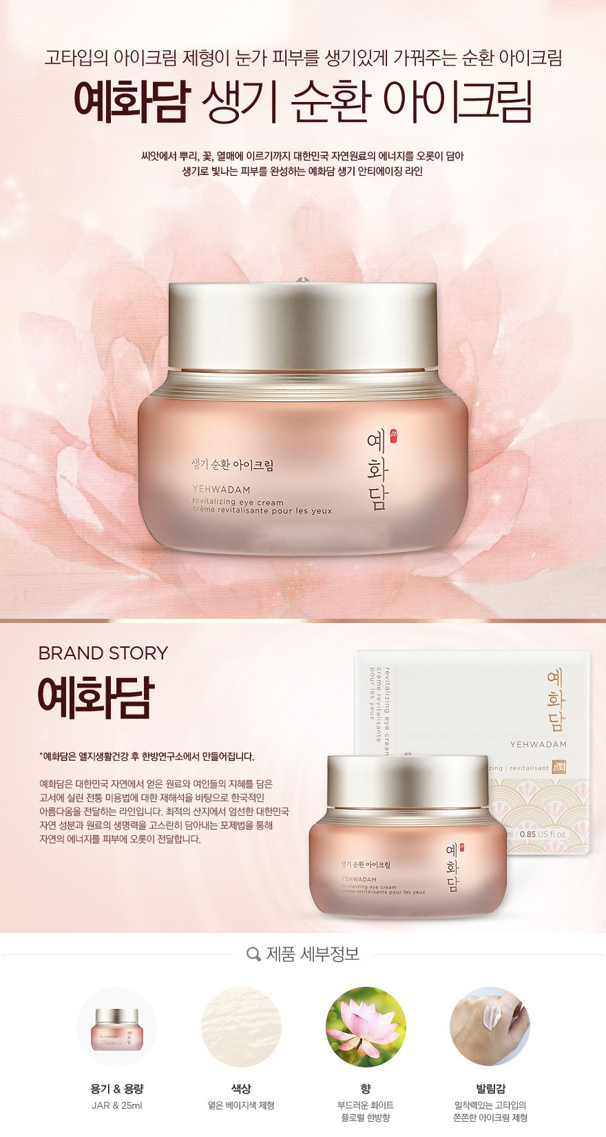 THE FACE SHOP - Yehwadam Crème Revitalisante pour les Yeux