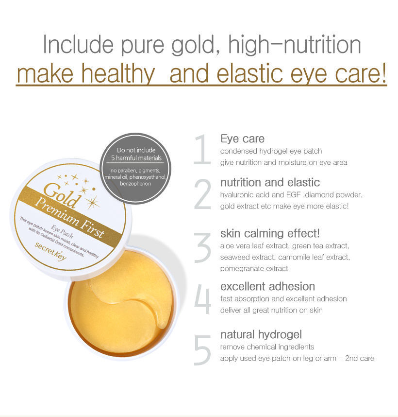 Secret Key - Gold Premium First Eye Patch