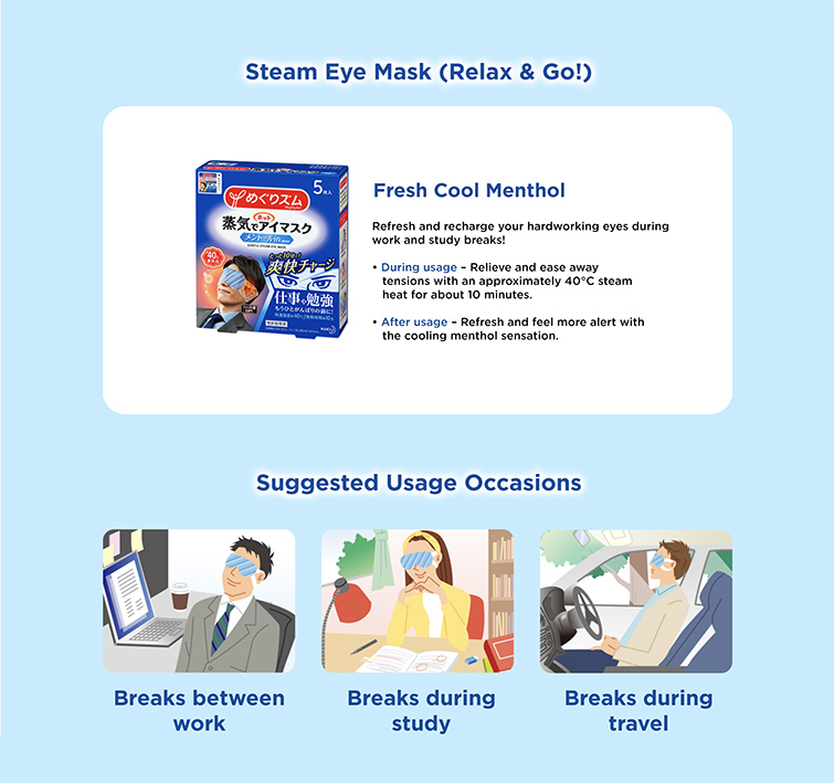 Kao - MegRhythm Gentle Steam Eye Mask