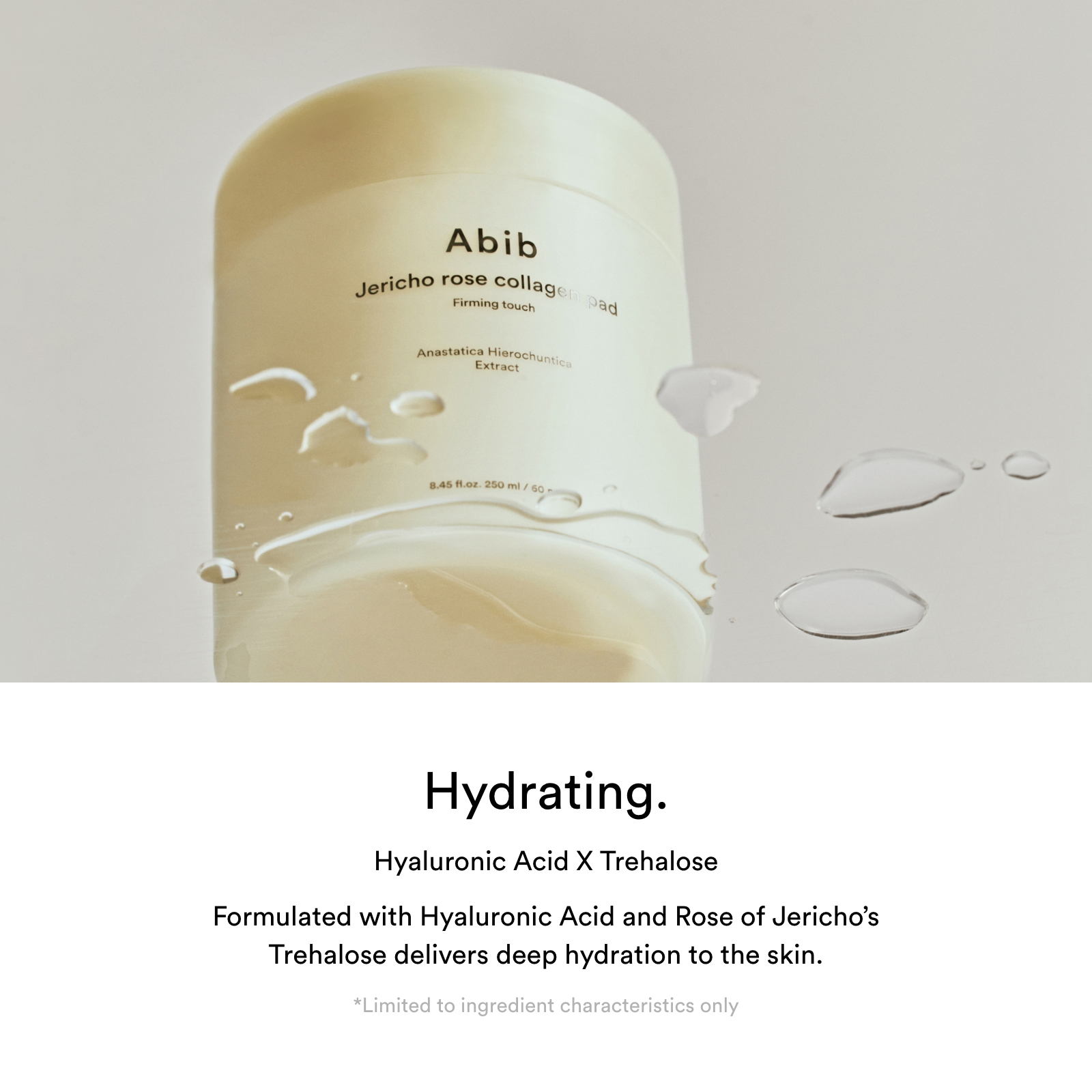 Abib - Jericho Rose Collagen Pad Firming Touch - 250ml/60pads