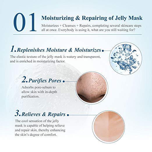 Annie'sWay - Arbutine + Acide hyaluronique Brightening, Masque gelée