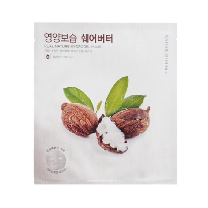 NATURE REPUBLIC - Real Nature Masque Hydrogel - Shea Butter