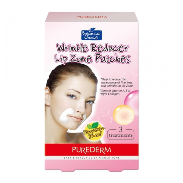 PUREDERM - Patchs anti-rides pour les lèvres - 3 traitements