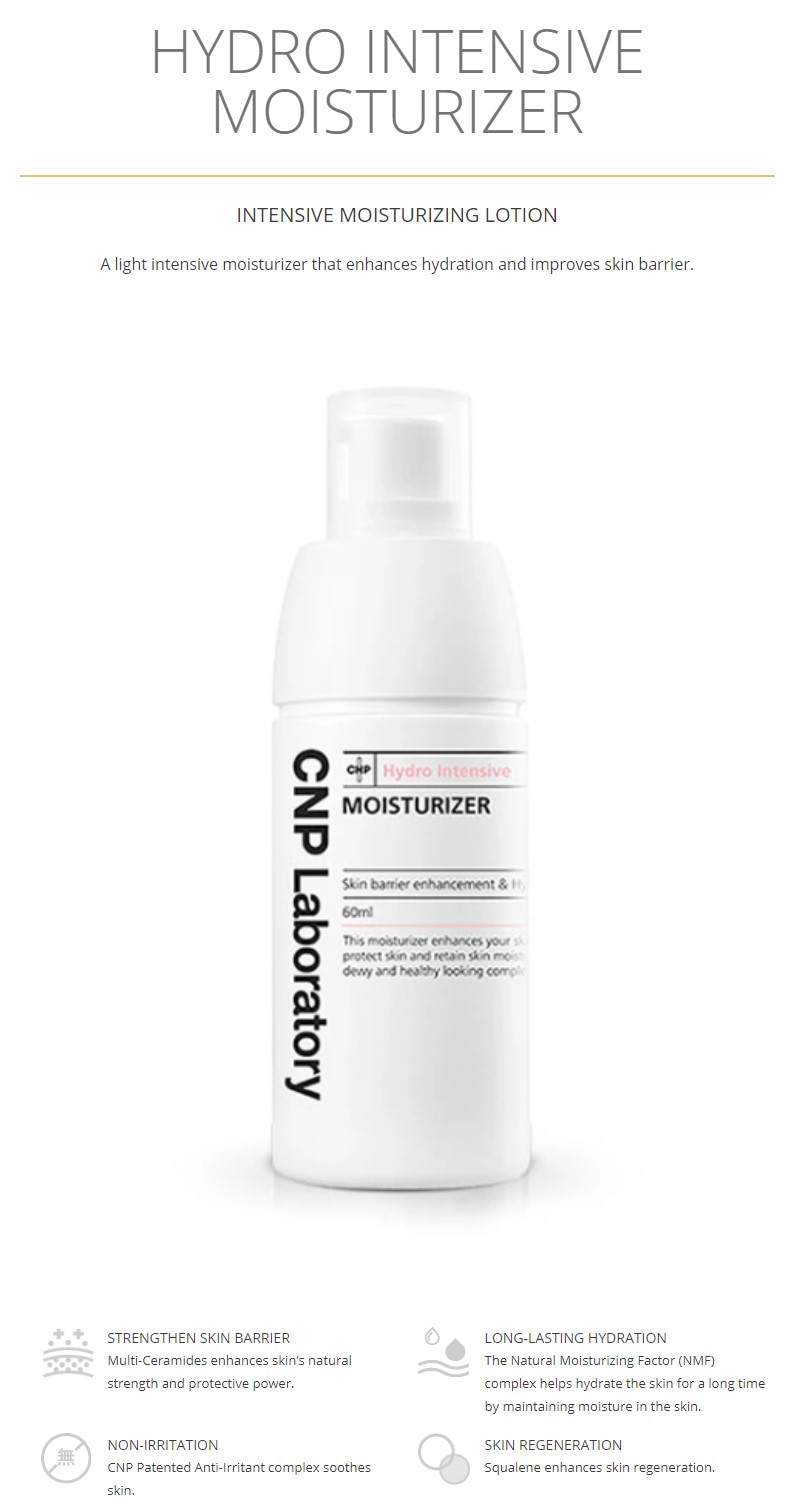 CNP LABORATORY - Hydratant Hydro Intensif - 60ml