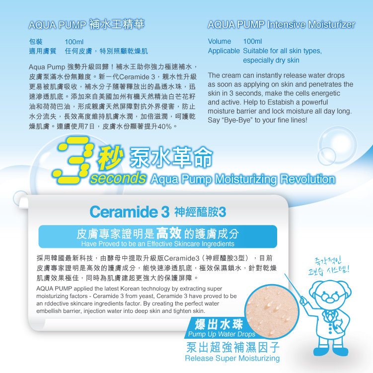 Mask House - Hydratant Intersive Aqua Pump