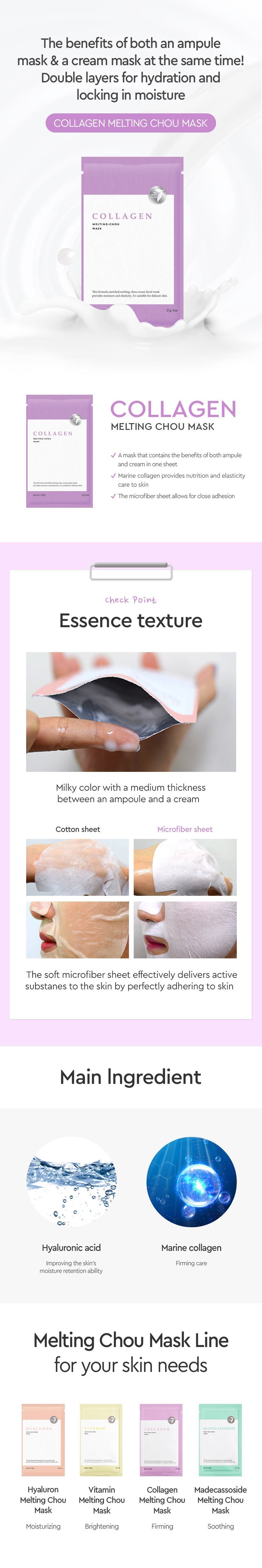 DEWYTREE - Melting Chou Mask - Collagen