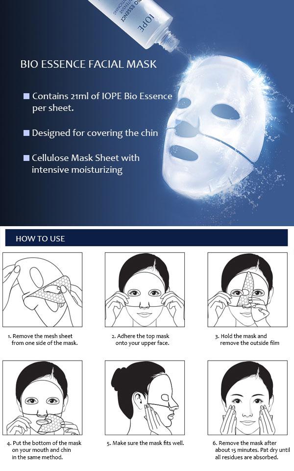 IOPE - Pack de masques pour le visage Bio Essence