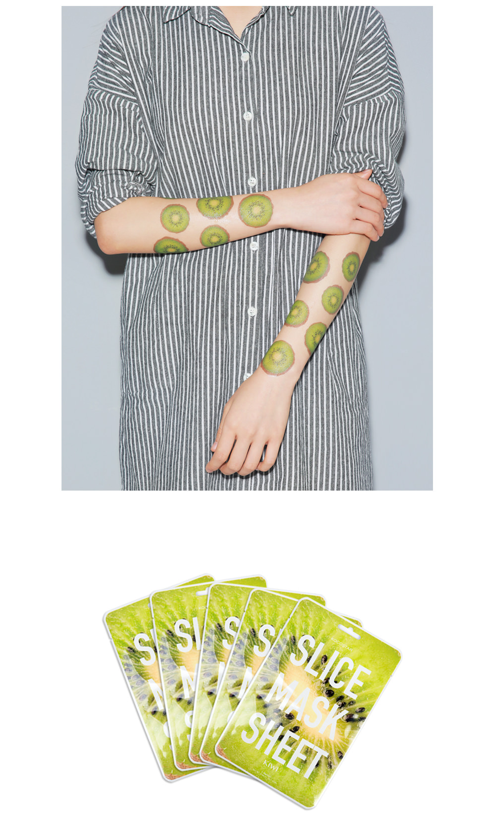 KOCOSTAR - Feuille de masque de tranche - No.Kiwi