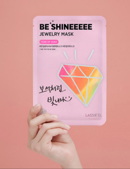 Lassieel - Be Shine Jewelry Masque Pack Tone-up Aura - 5pcs