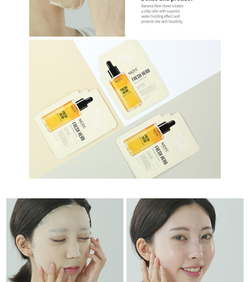 Nacific - Masque aux herbes fraîches - 1pc