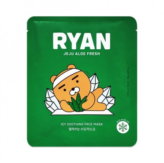 The Face Shop - Ryan Jeju Aloe Fresh Icy Soothing Face Mask