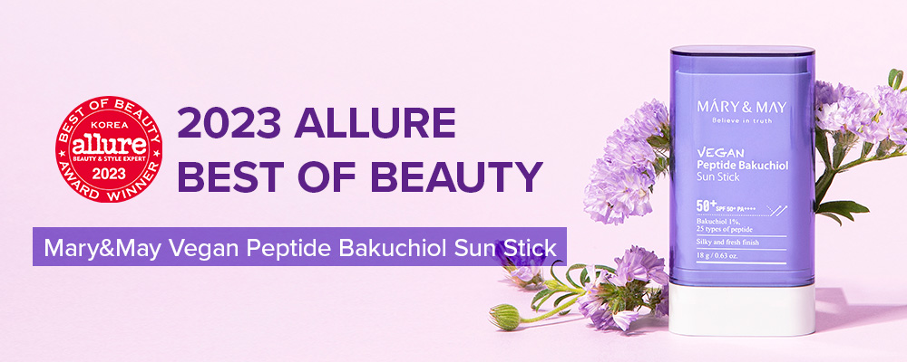 Mary&May - Vegan Peptide Bakuchiol Sun Stick SPF50+ PA++++ - 18g