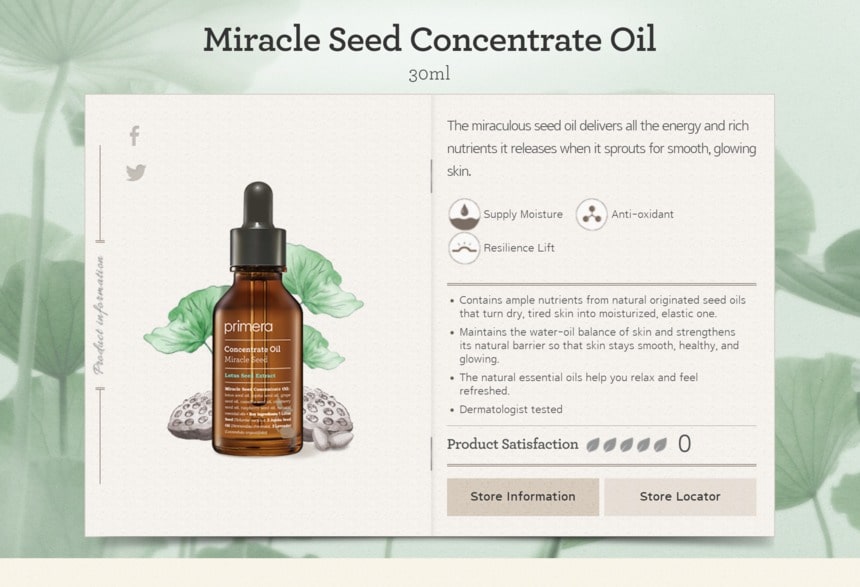 primera - Miracle Seed Concentrate Oil - 30ml