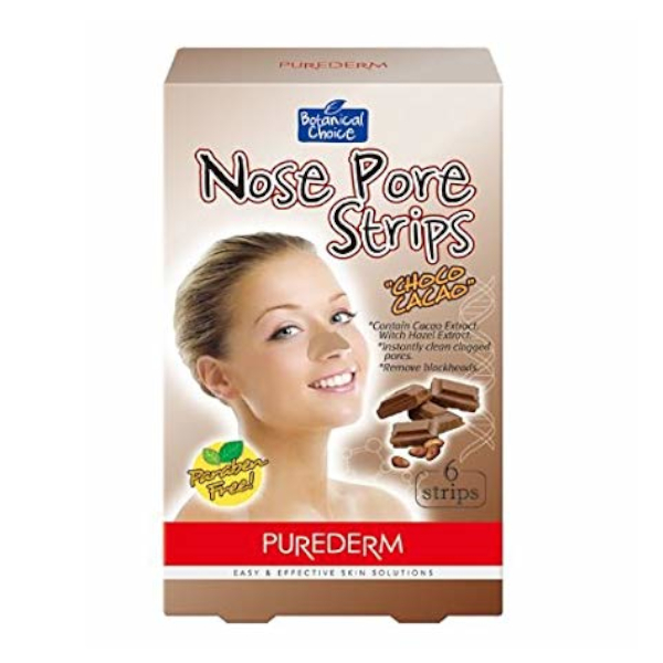 PUREDERM - Bandes de pores de nez - Choco Cacao - 6 bandes