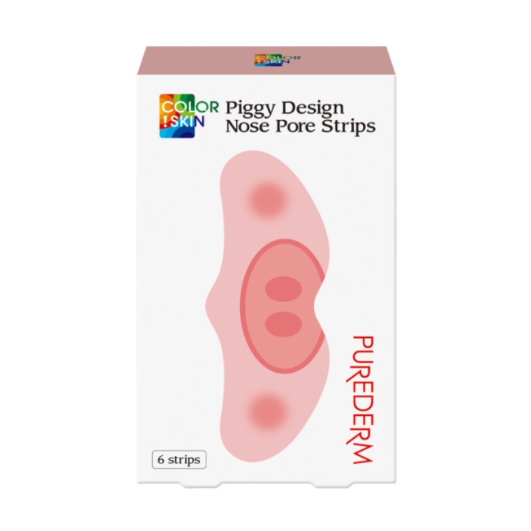 PUREDERM - Bandes Design Nore Pore - 6pièces