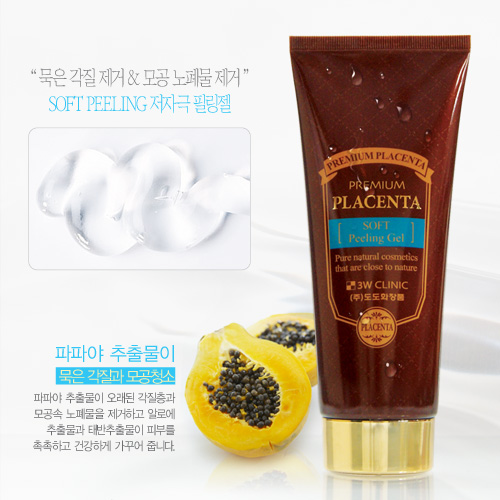3W Clinic - Placenta Soft Peeling Gel -180ml