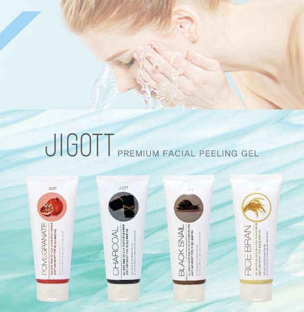 Jigott - Gel Peeling Facial Premium No.Rice Bran- 180ml