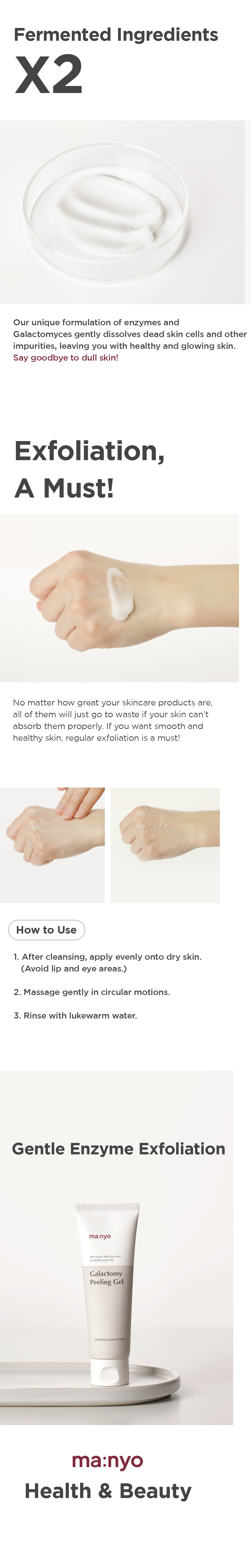 Ma:nyo - Galactomy Enzyme Peeling Gel - 75ml