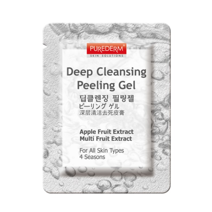 PUREDERM - Gel peeling nettoyant en profondeur - 3g