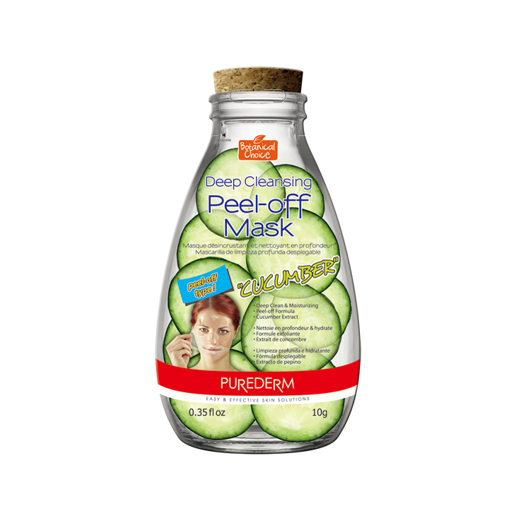 PUREDERM - Deep Cleansing Peel-Off Mask - 10g - Cucumber
