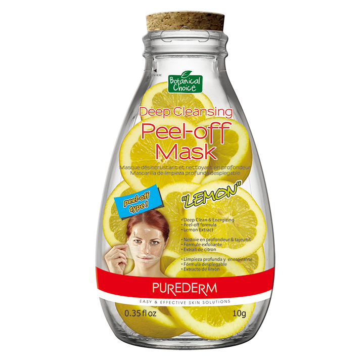 PUREDERM - Deep Cleansing Masque Peel-Off - 10g - Lemon