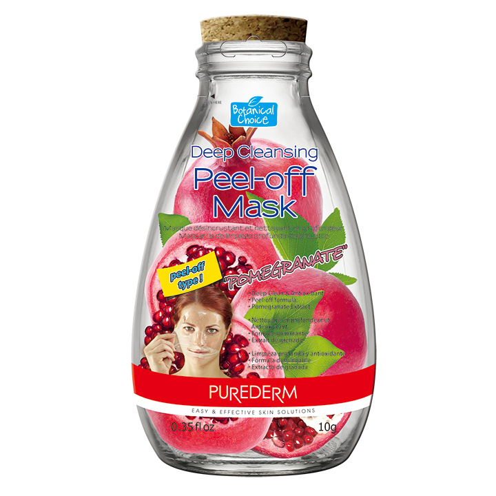 PUREDERM - Deep Cleansing Peel-Off Mask - 10g - Pomegranate
