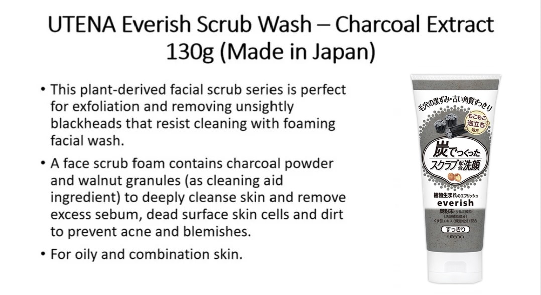 Utena - Everish Scrub Wash Charbon