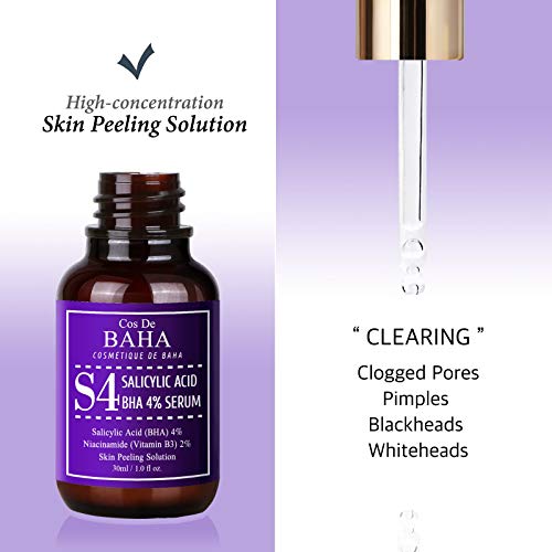 Cos De BAHA - Salicylic Acid 4% Serum (S4) - 30ml
