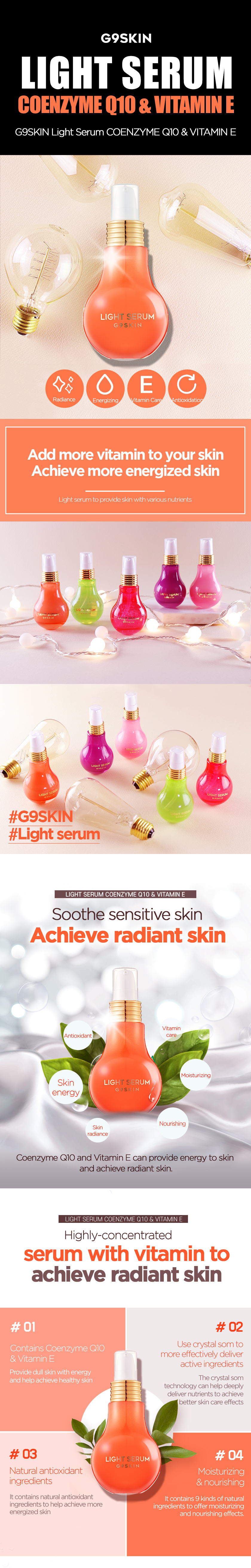 G9SKIN - Sérum léger - No.Coenzyme Q10 & Vitamin E