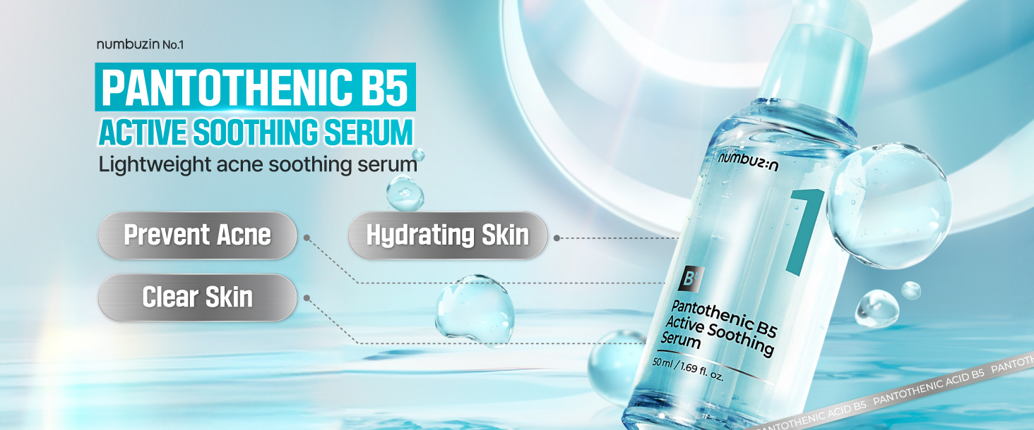 numbuzin - No.1 Pantothenic B5 Active Soothing Serum - 50ml