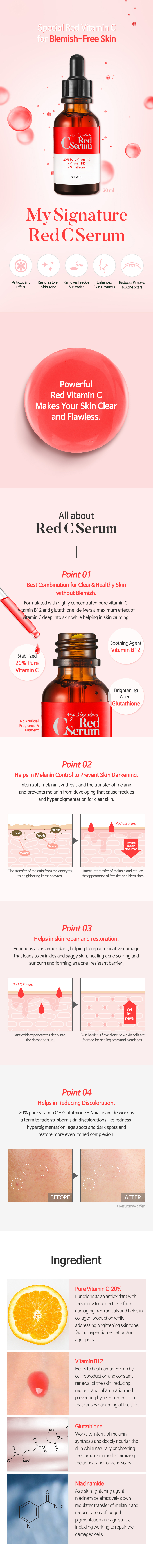 TIA'M - My Signature Red C Serum - 30ml